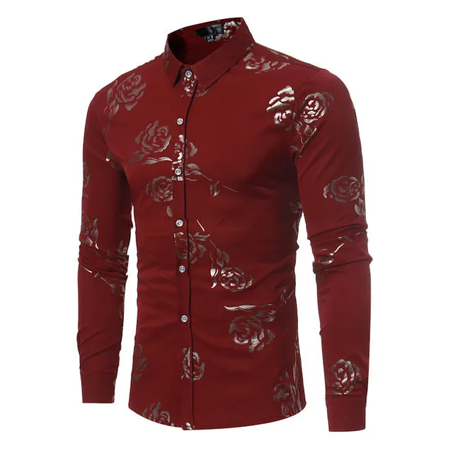 2022 Autumn Men's Business Casual Long Sleeve Shirts