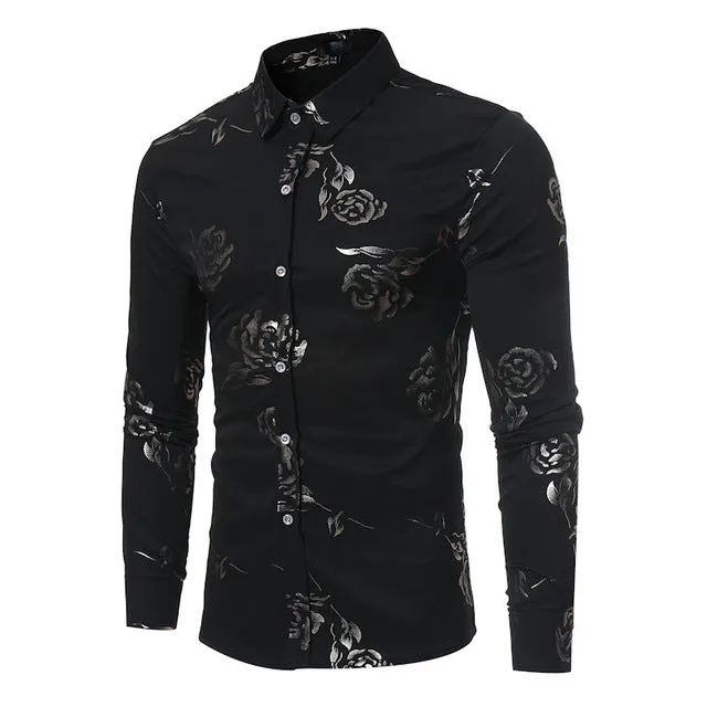 2022 Autumn Men's Business Casual Long Sleeve Shirts