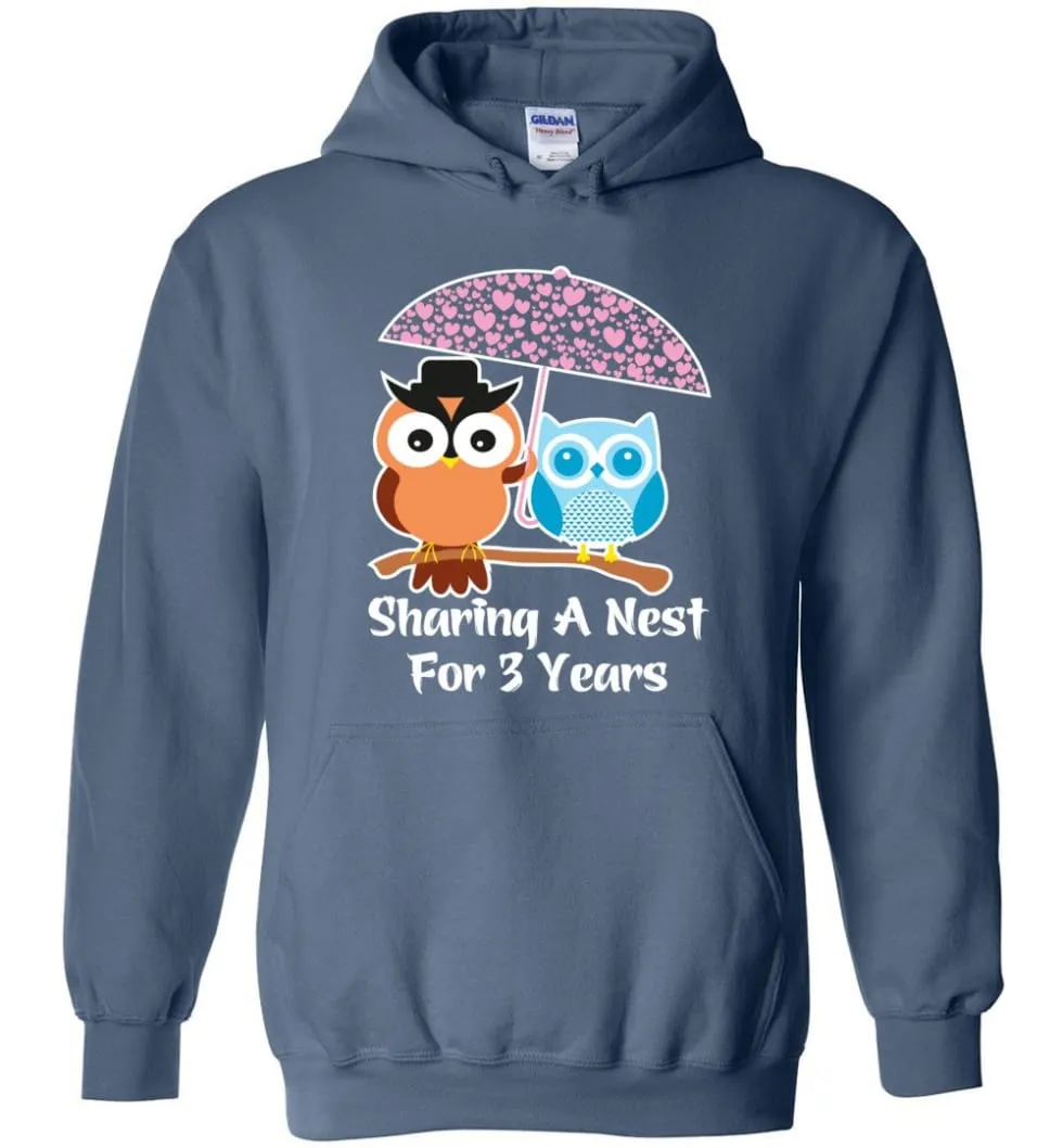 3 Years Wedding Anniversary Gifts Valentine's Day Hoodie