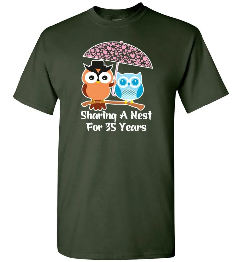 35 Years Wedding Anniversary Gifts Valentine's Day T-shirt