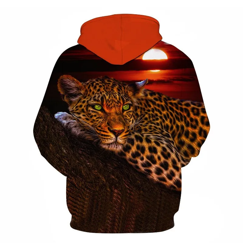 3D Print Flame Tiger Hoodie Men Sweatshirt Men Women Hoodies Plus Size Pullover Novelty 6XL Casual Animal Coats