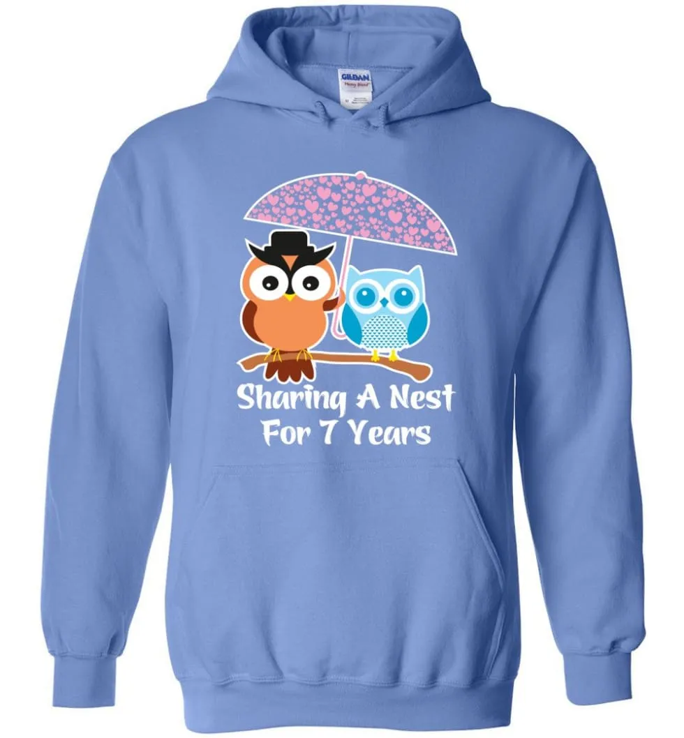 7 Years Wedding Anniversary Gifts Valentine's Day Hoodie