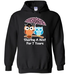 7 Years Wedding Anniversary Gifts Valentine's Day Hoodie