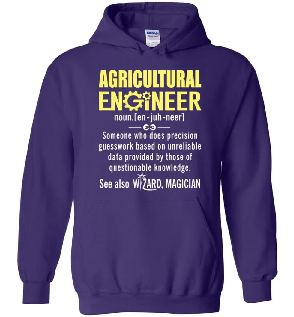 Agricultural Engineer Definition - Hoodie