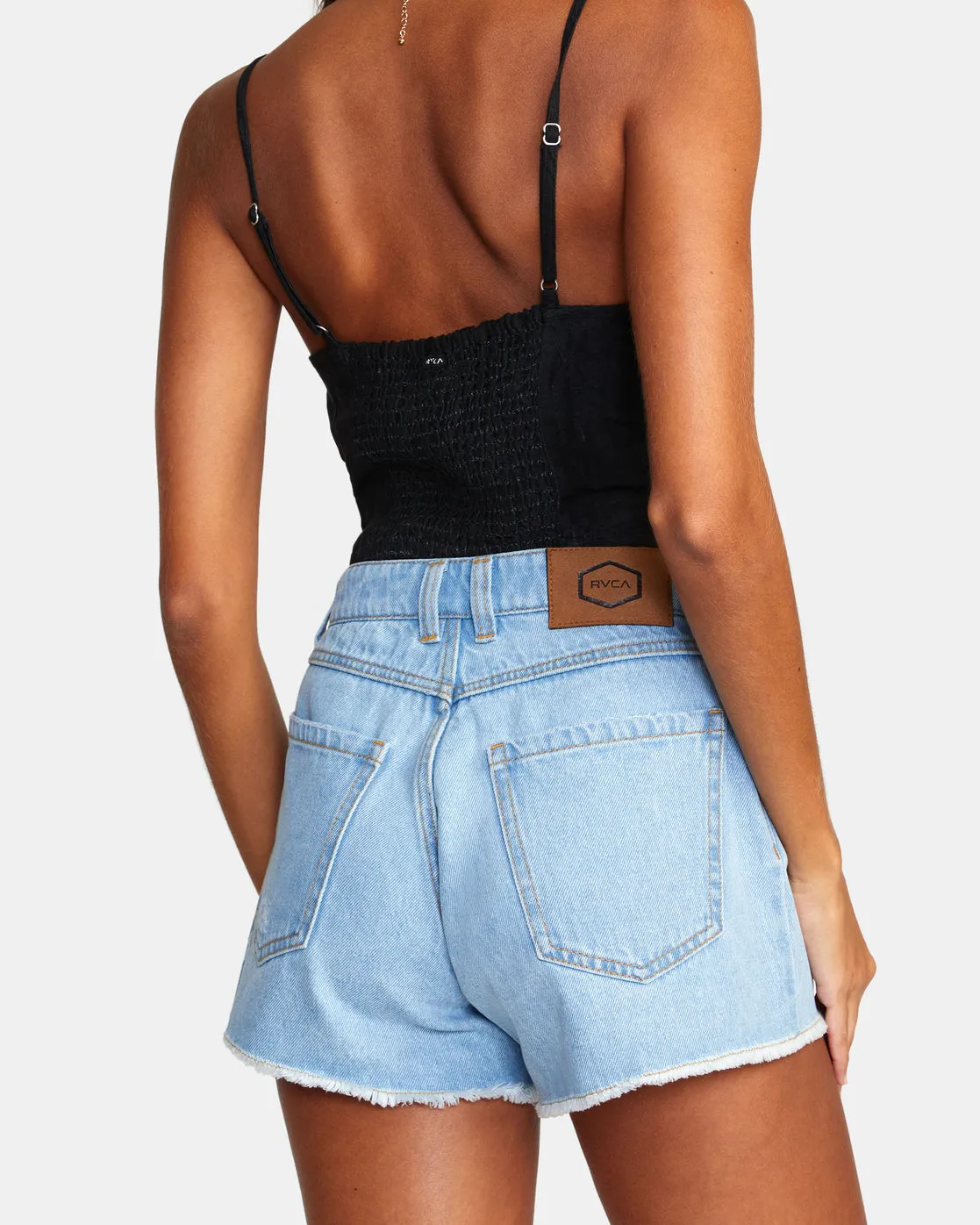 Amor Denim Shorts - Light Vintage Wash