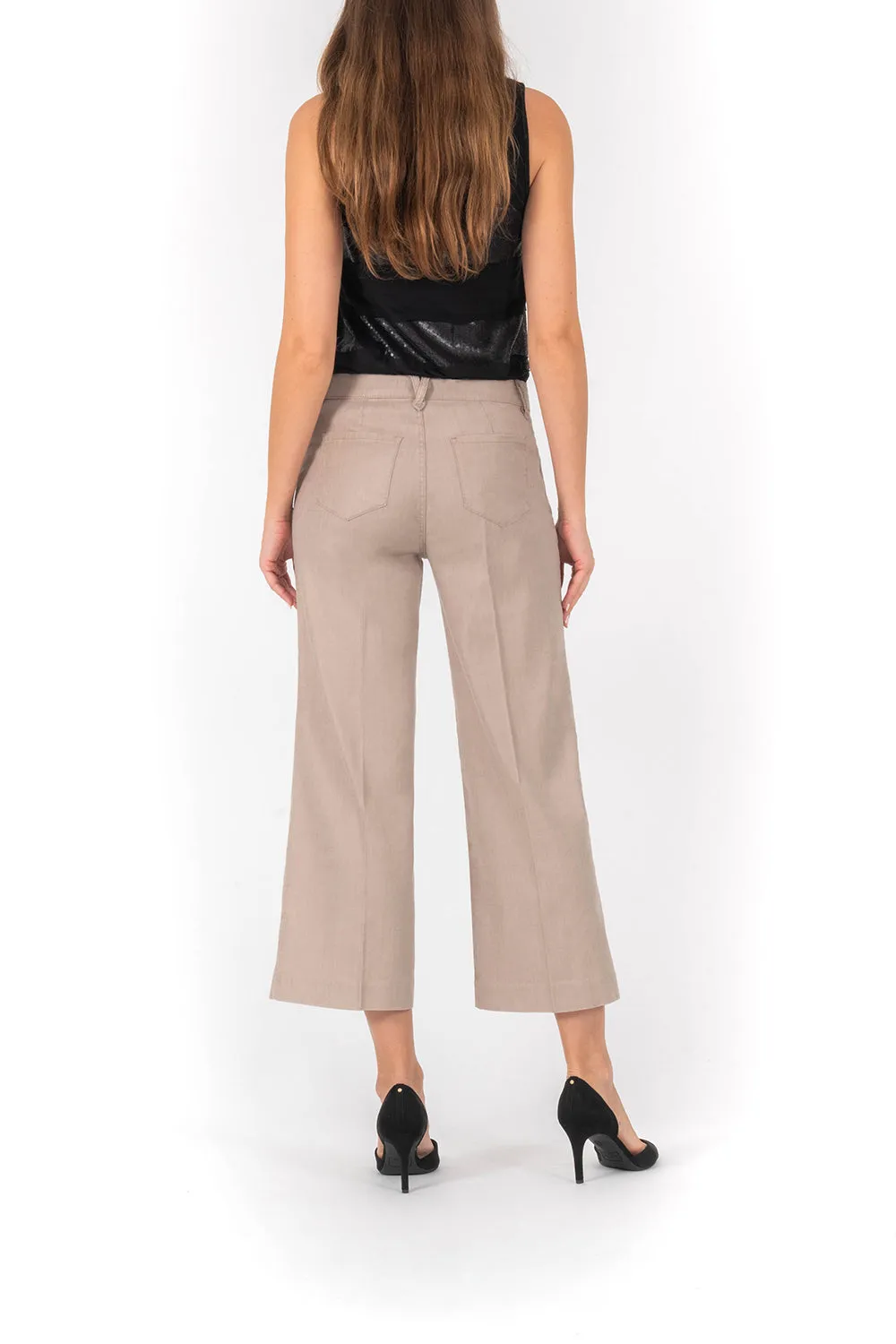 Annabelle Cropped Wide Leg