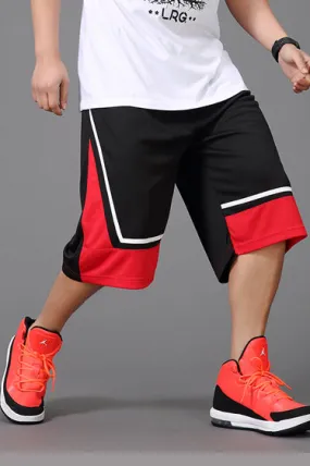 Basket Ball Short For Men (Black & Red)