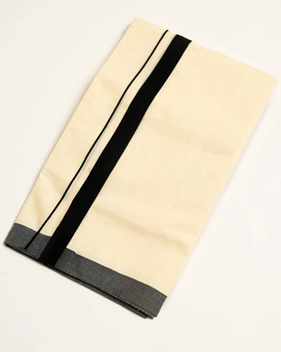 Black Kara Double Dhothi