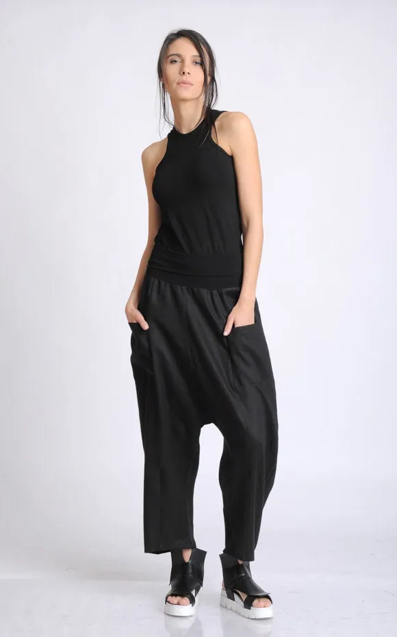 Black Minimalist Pants