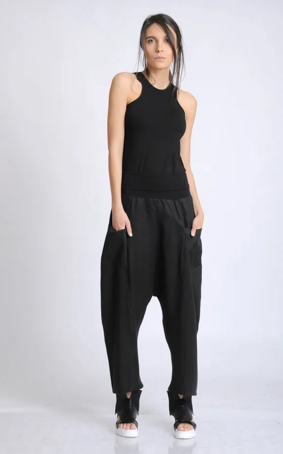 Black Minimalist Pants