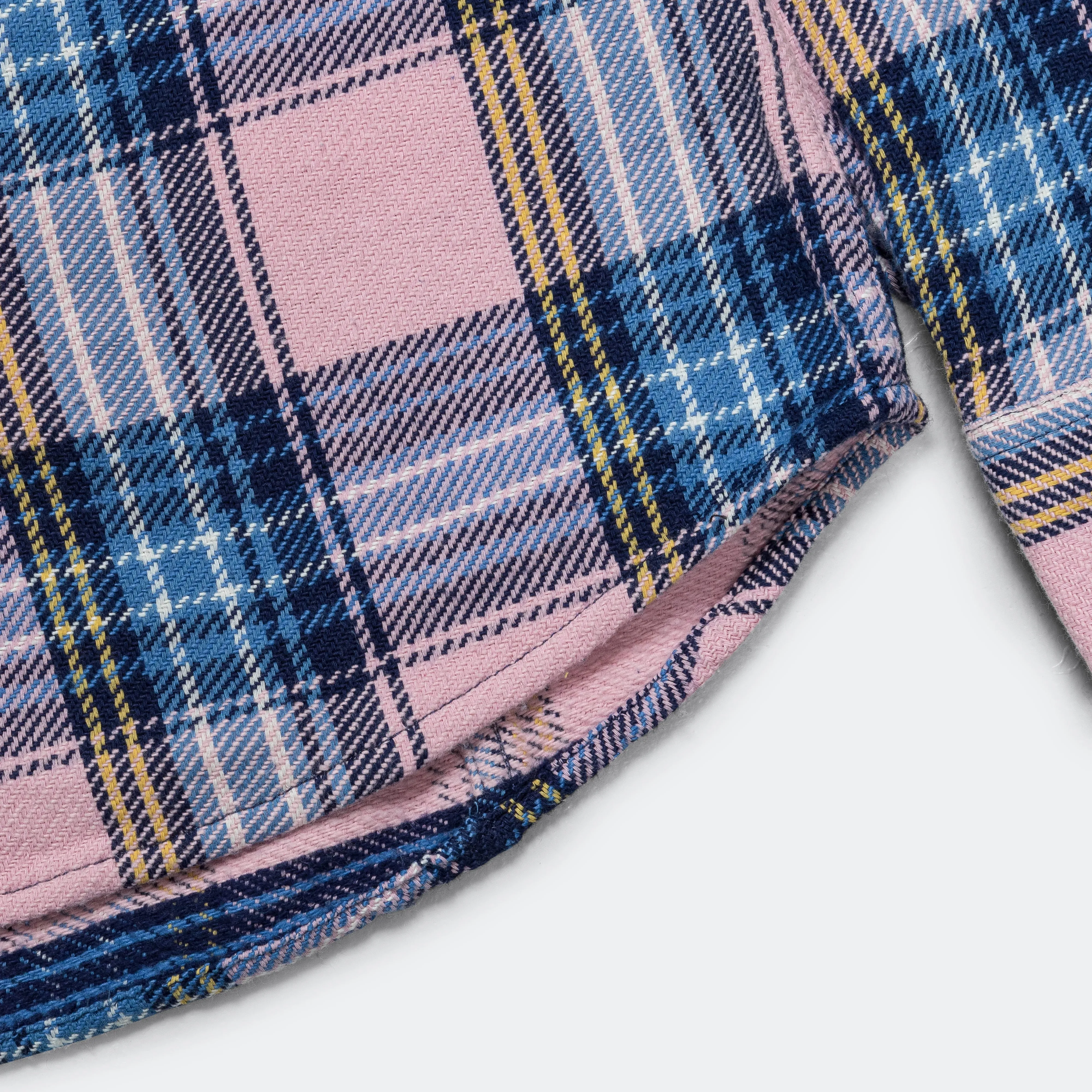 Blanket Plaid LS Shirt - Pink