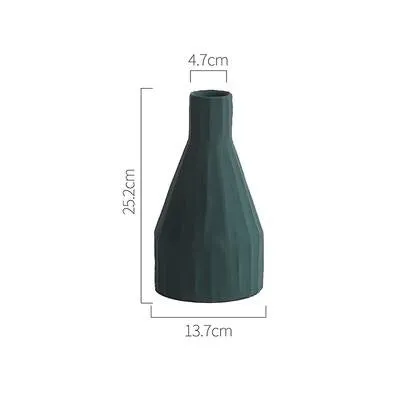 Block Color Ceramic Vase