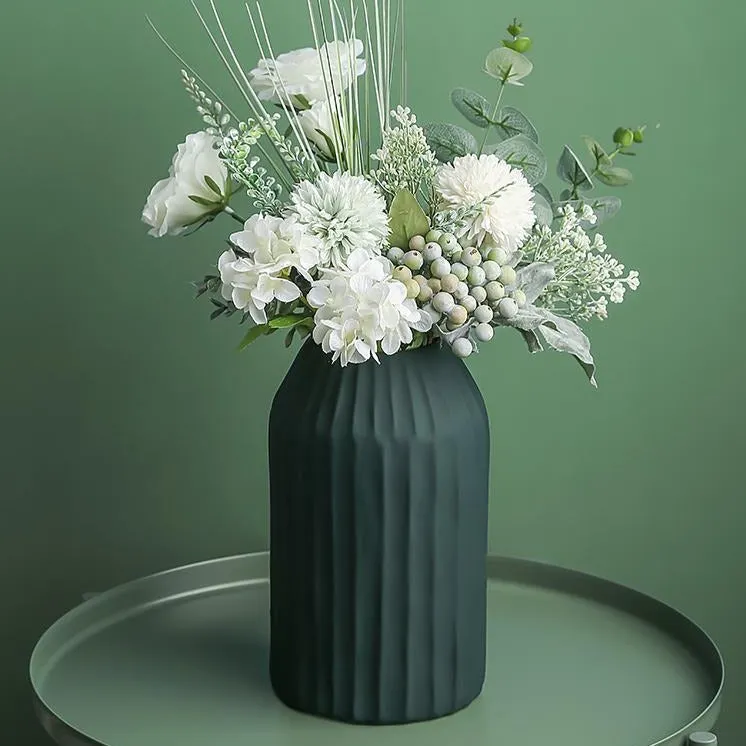 Block Color Ceramic Vase