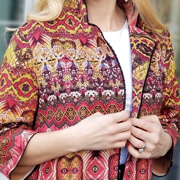 Boho Chic Suede Long Jacket