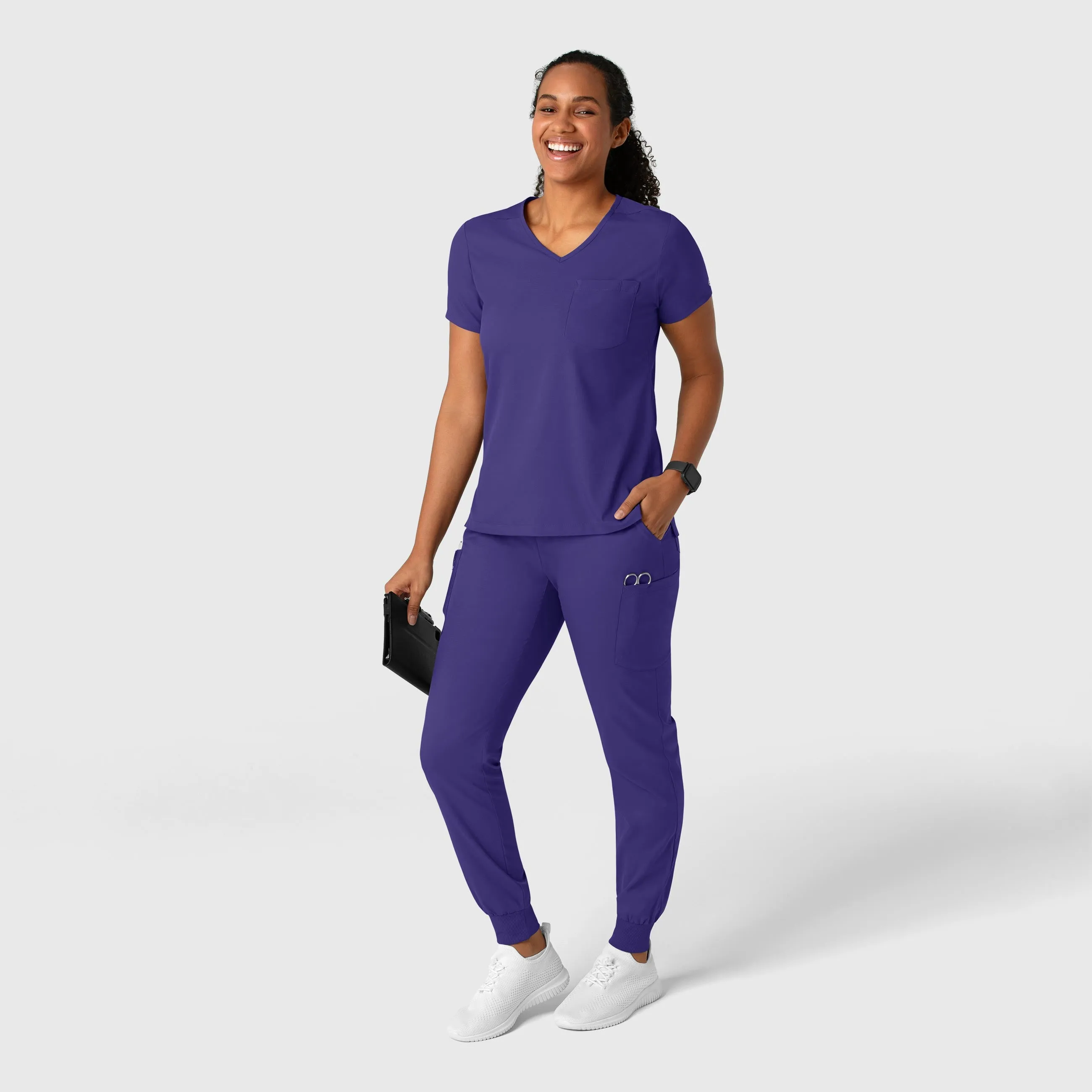 Boundless Women's Jogger Scrub Pant - Grape