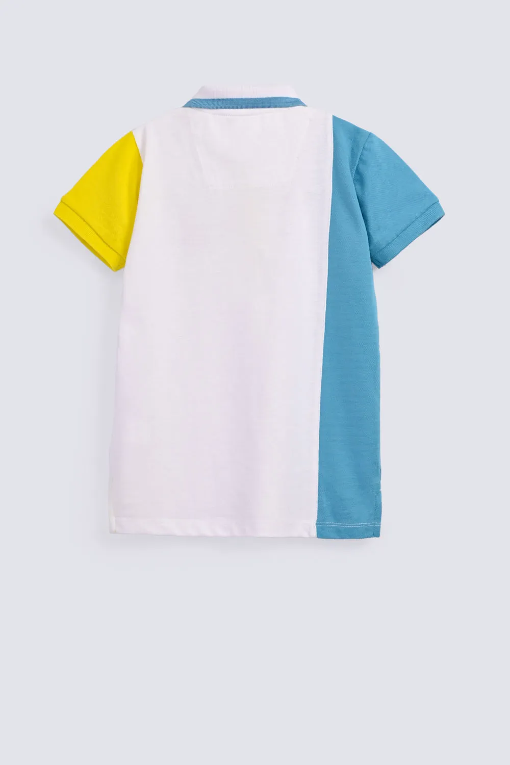 BOYS COLOR BLOCK POLO