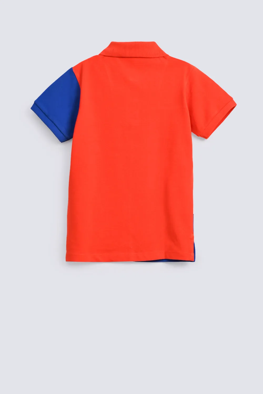 BOYS COLOR BLOCK POLO