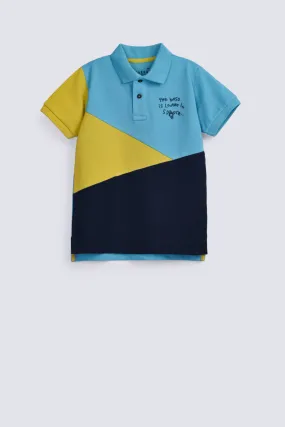 BOYS COLOR BLOCK POLO