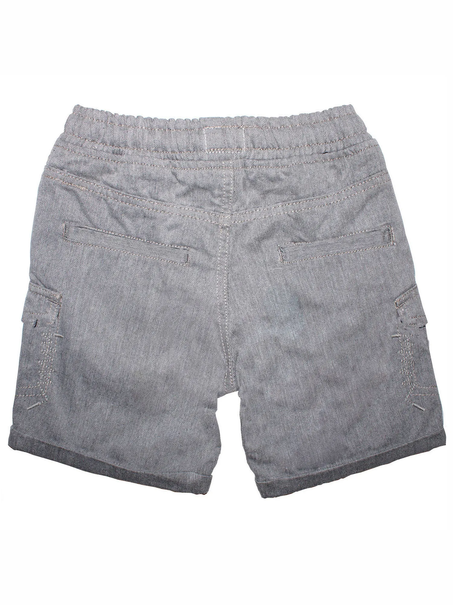 Boys Denim Cargo Shorts with roll up hem