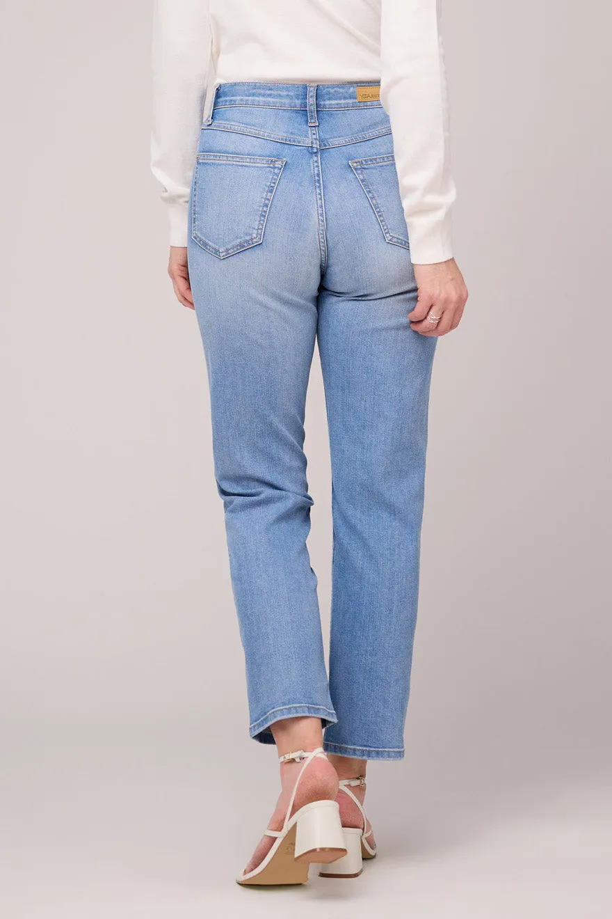 CHLOE STRAIGHT JEAN SURF BLUE