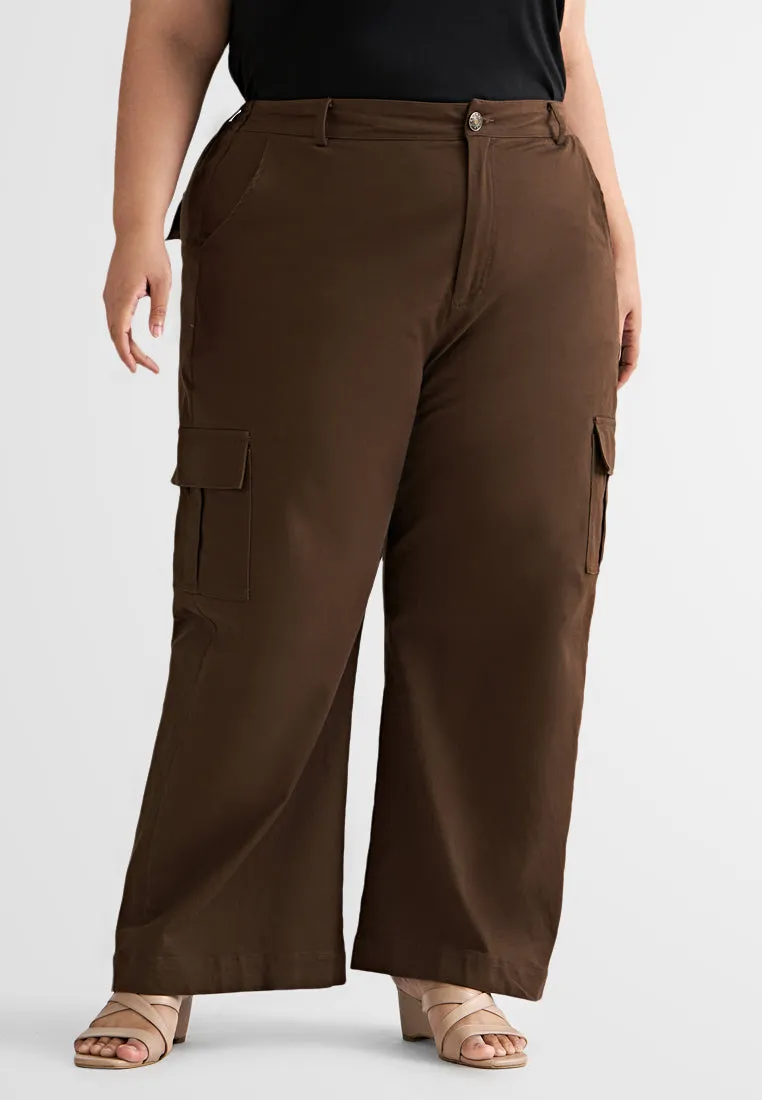 Chloe Wide Leg Pocket Cargo Pants