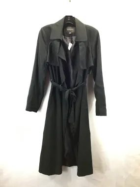 Coat Trench Coat By Banana Republic In Black, Size: S