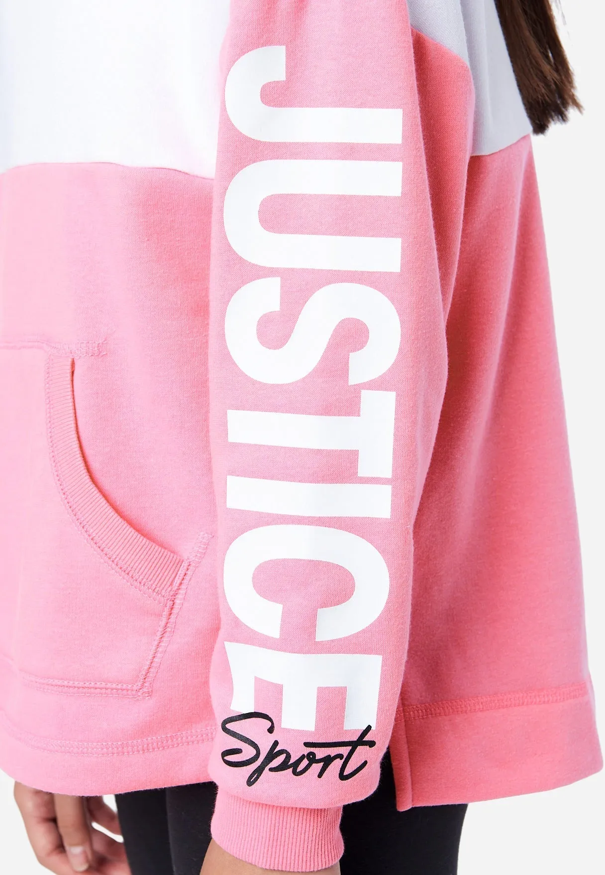 Color Block Justice Hoodie