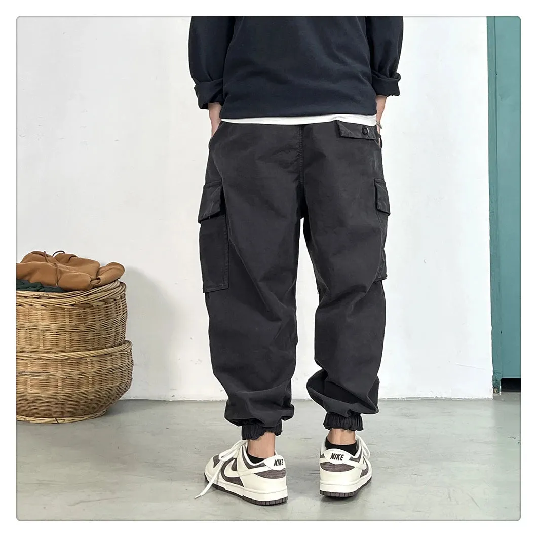 Cuffed Utility Cargo Pants