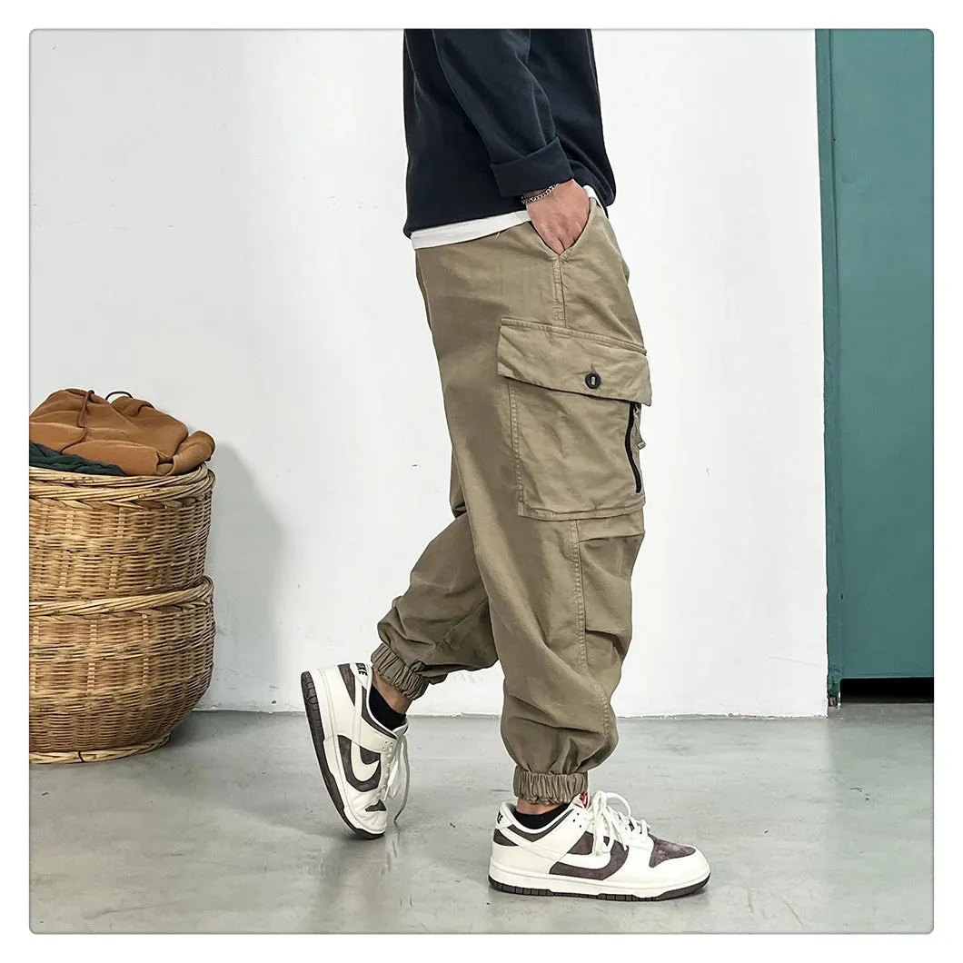 Cuffed Utility Cargo Pants