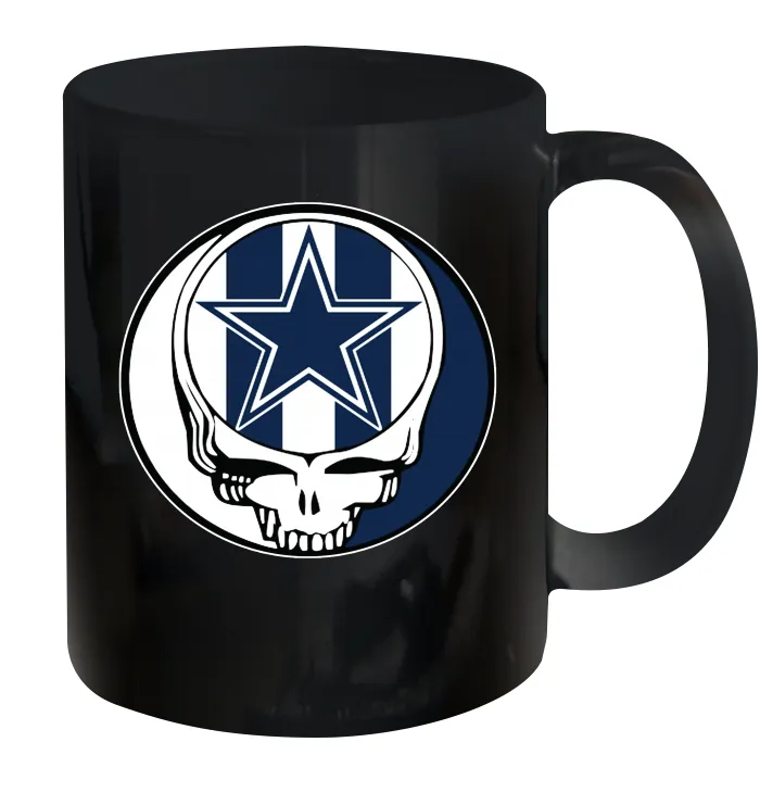 Dallas Cowboys Grateful Dead Steal Your Face NFL Football Ceramic Mug 11oz