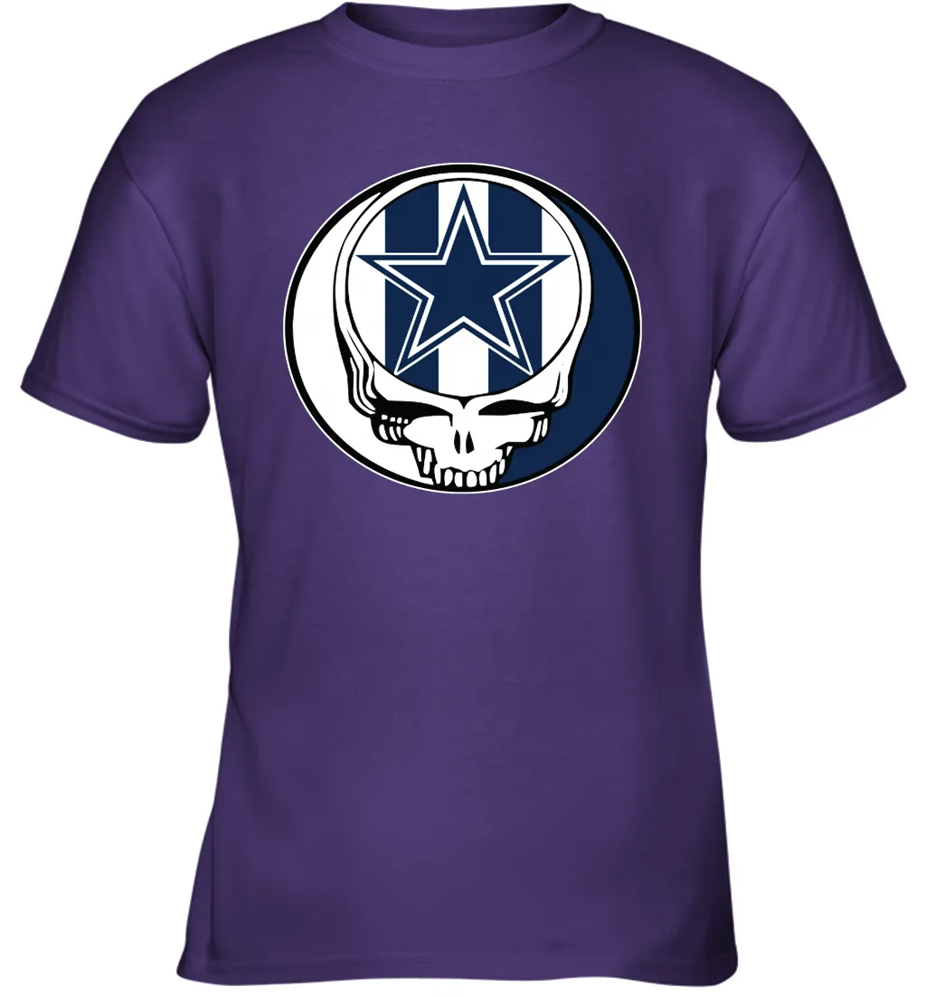 Dallas Cowboys Grateful Dead Steal Your Face NFL Football Youth T-Shirt