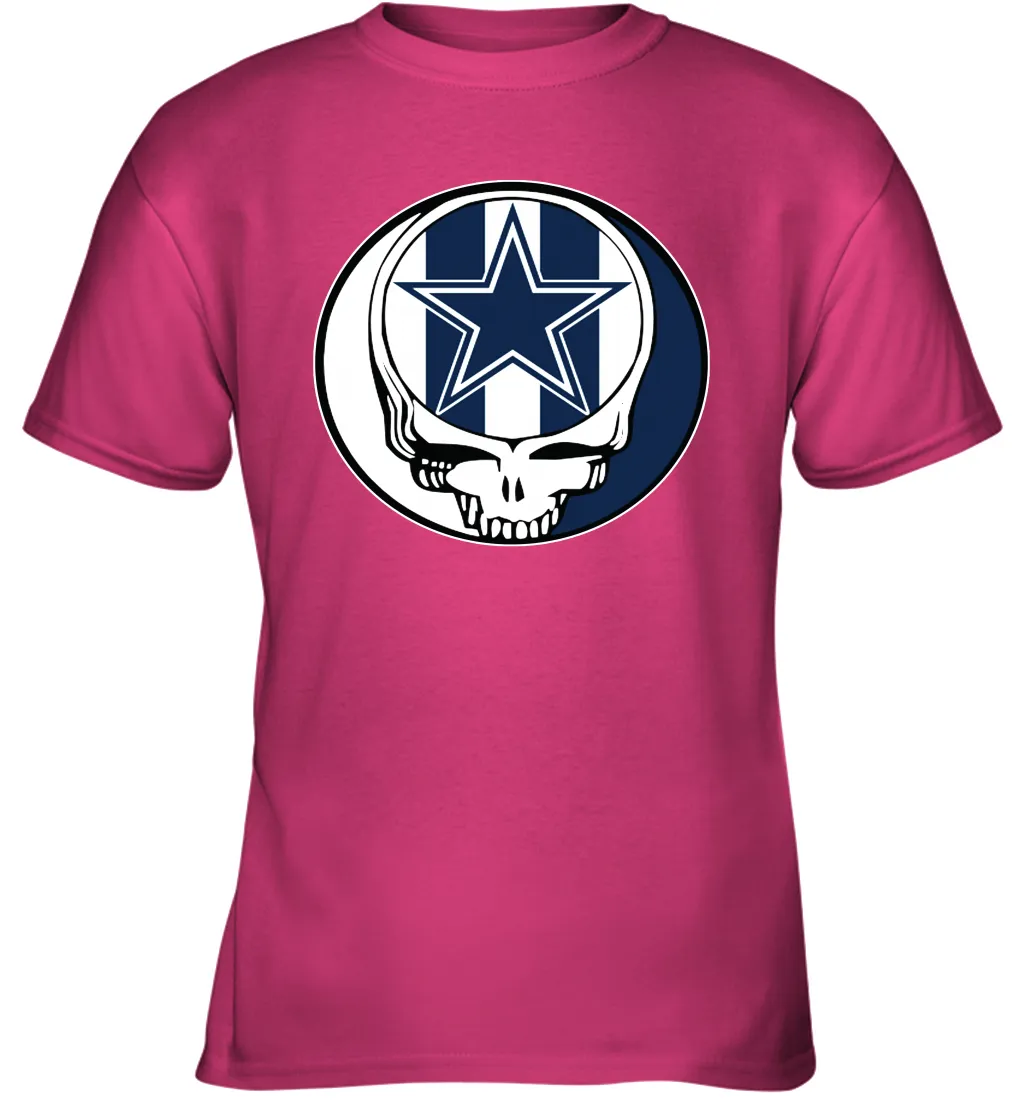 Dallas Cowboys Grateful Dead Steal Your Face NFL Football Youth T-Shirt