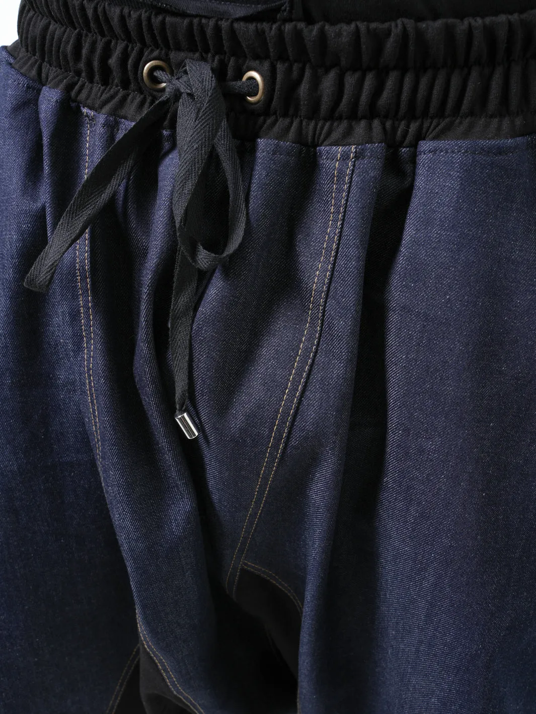 Denim Harem Pants for Men