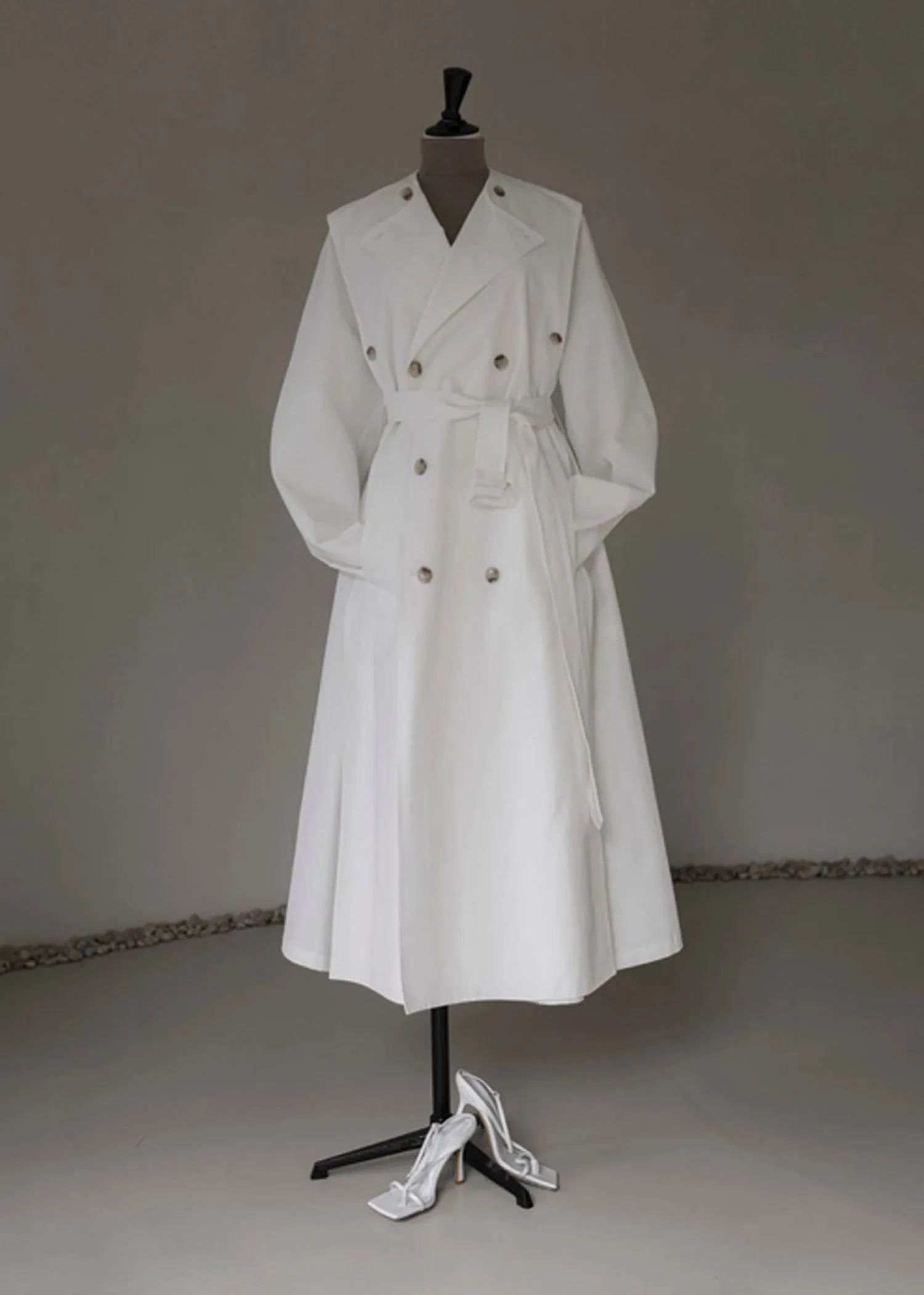 Double Layered Trench Coat