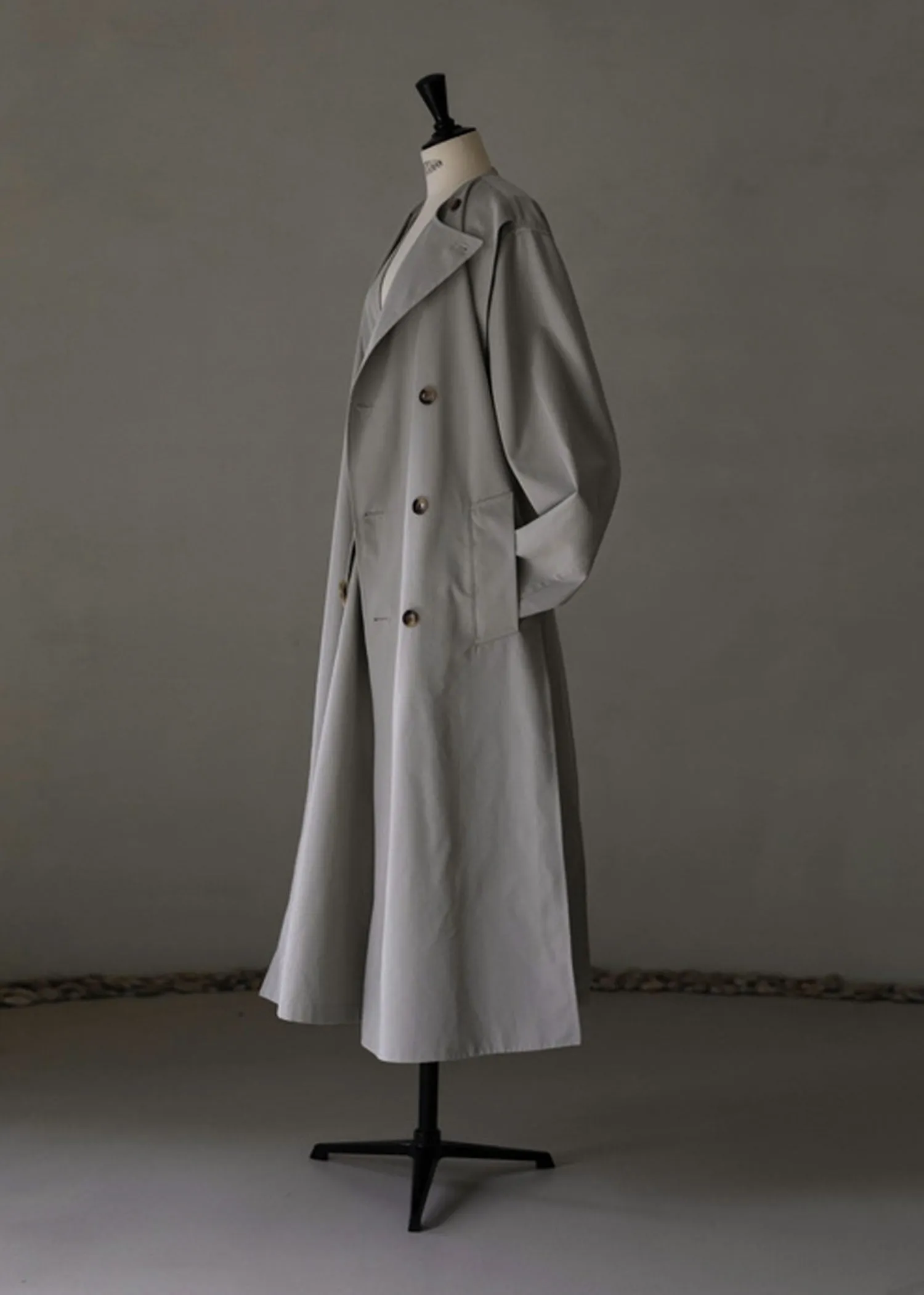 Double Layered Trench Coat