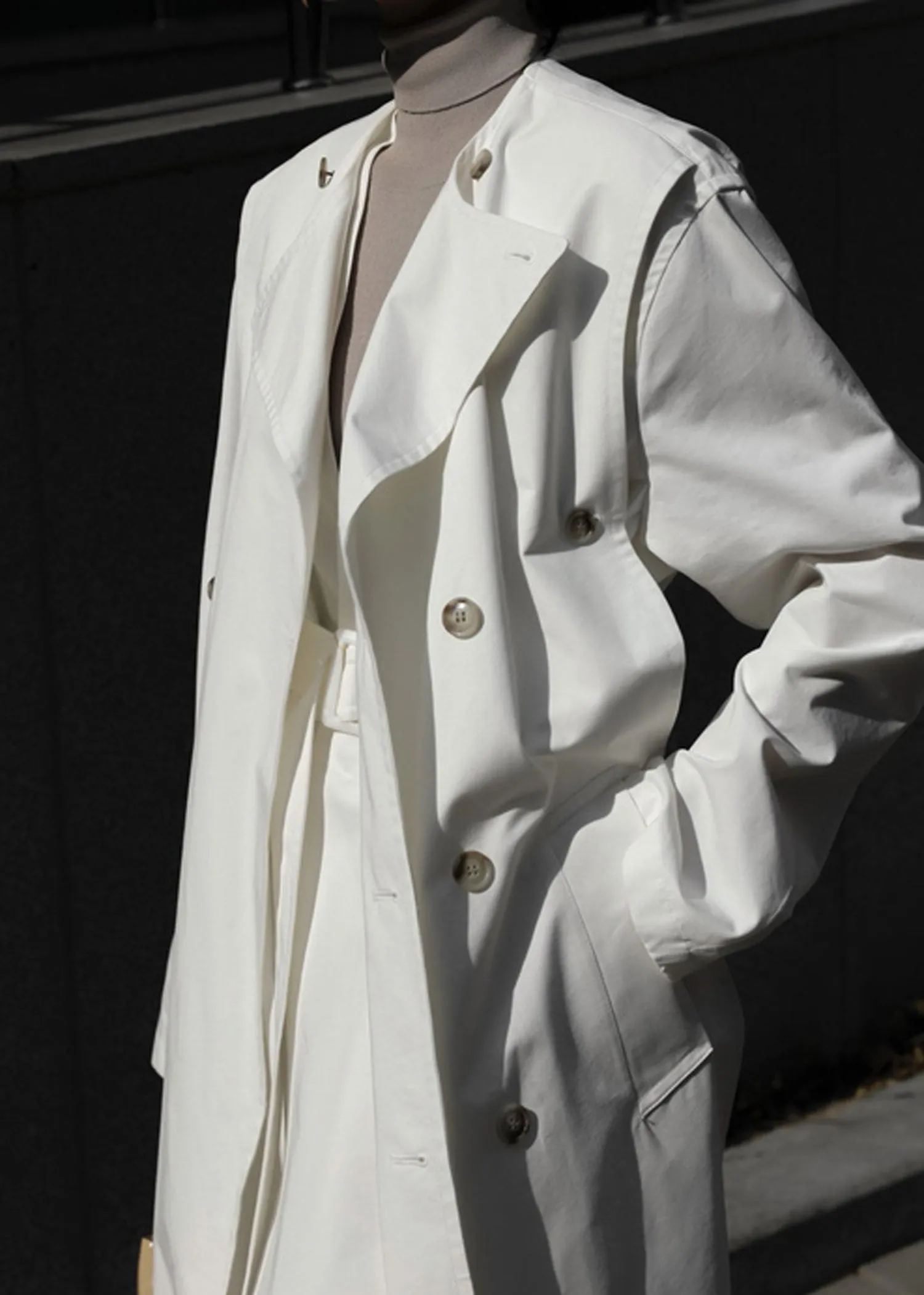 Double Layered Trench Coat