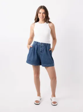 Eliza Denim Short-Indigo