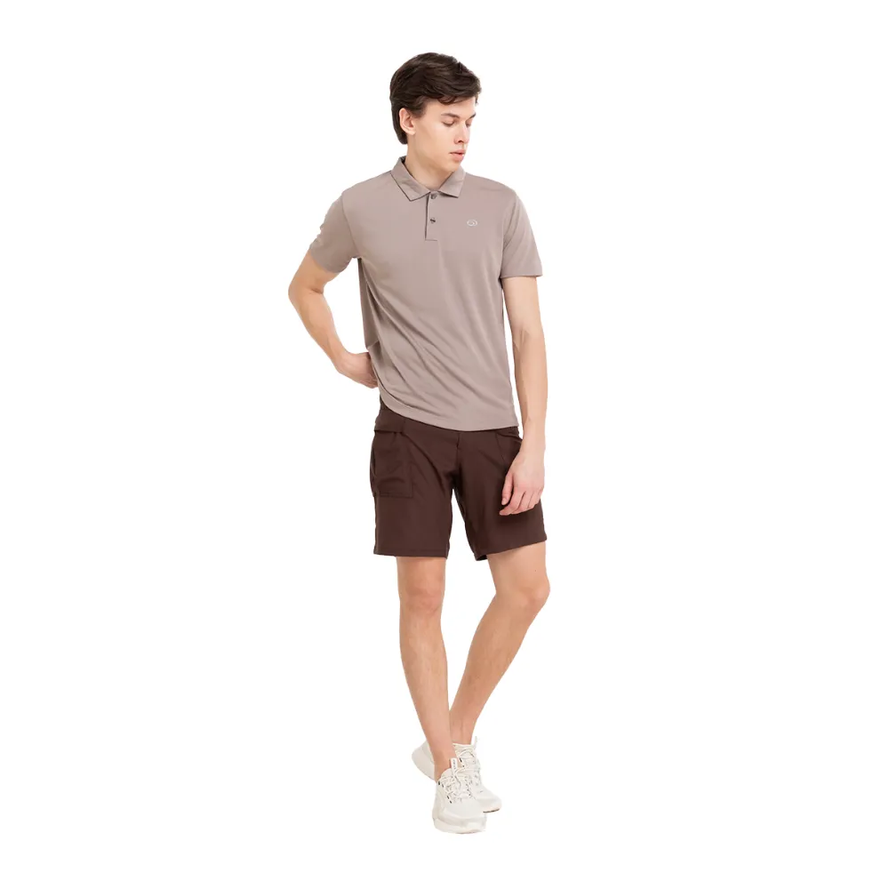 Equipe Men's TECH-DRY Athletic Shorts Choco Brown