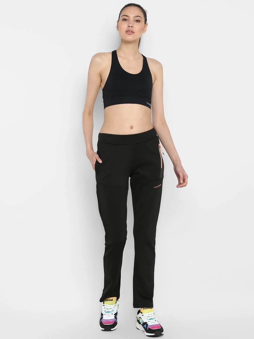 Fedora Women Black Training Pant