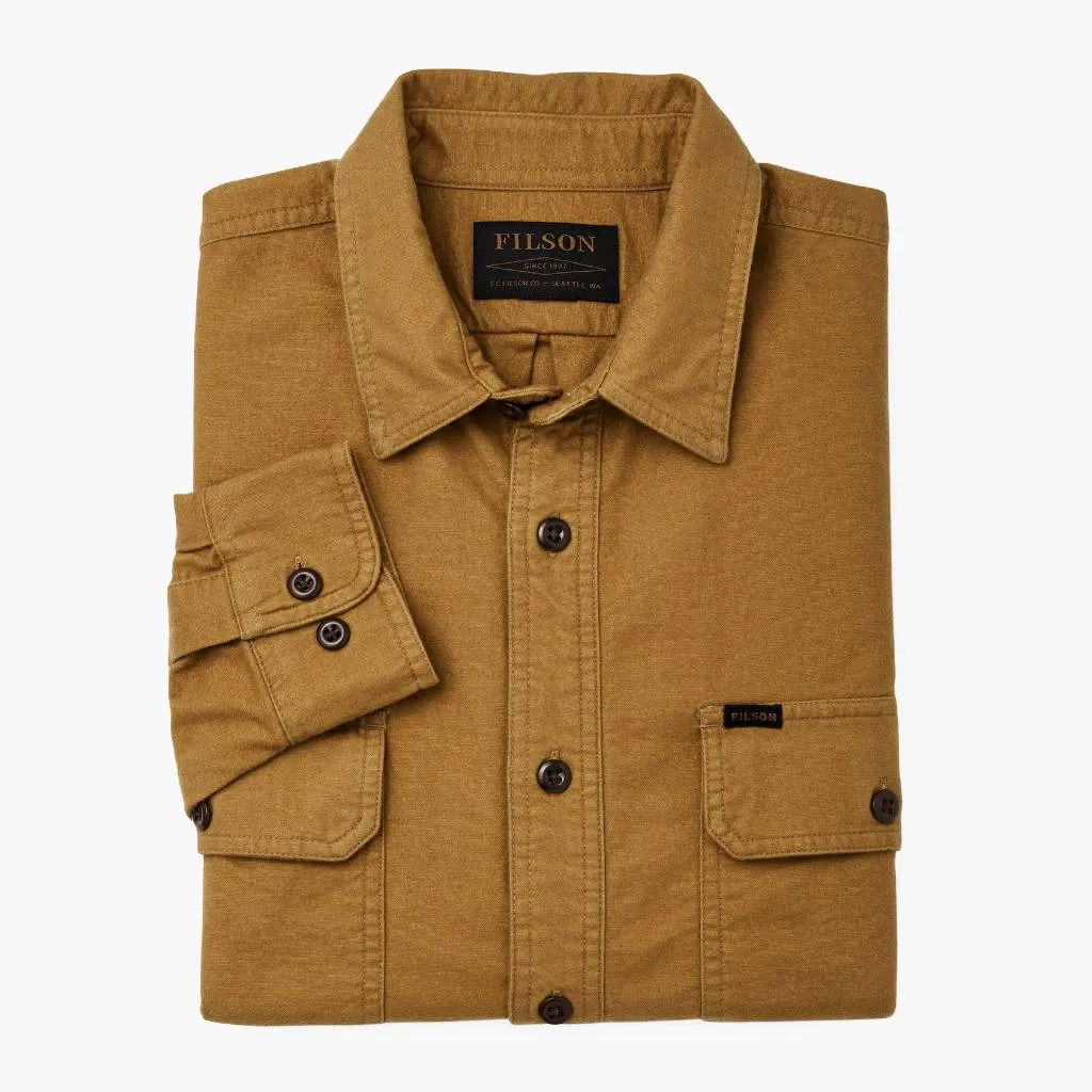 Filson Field Flannel Shirt | Tan Nubuck