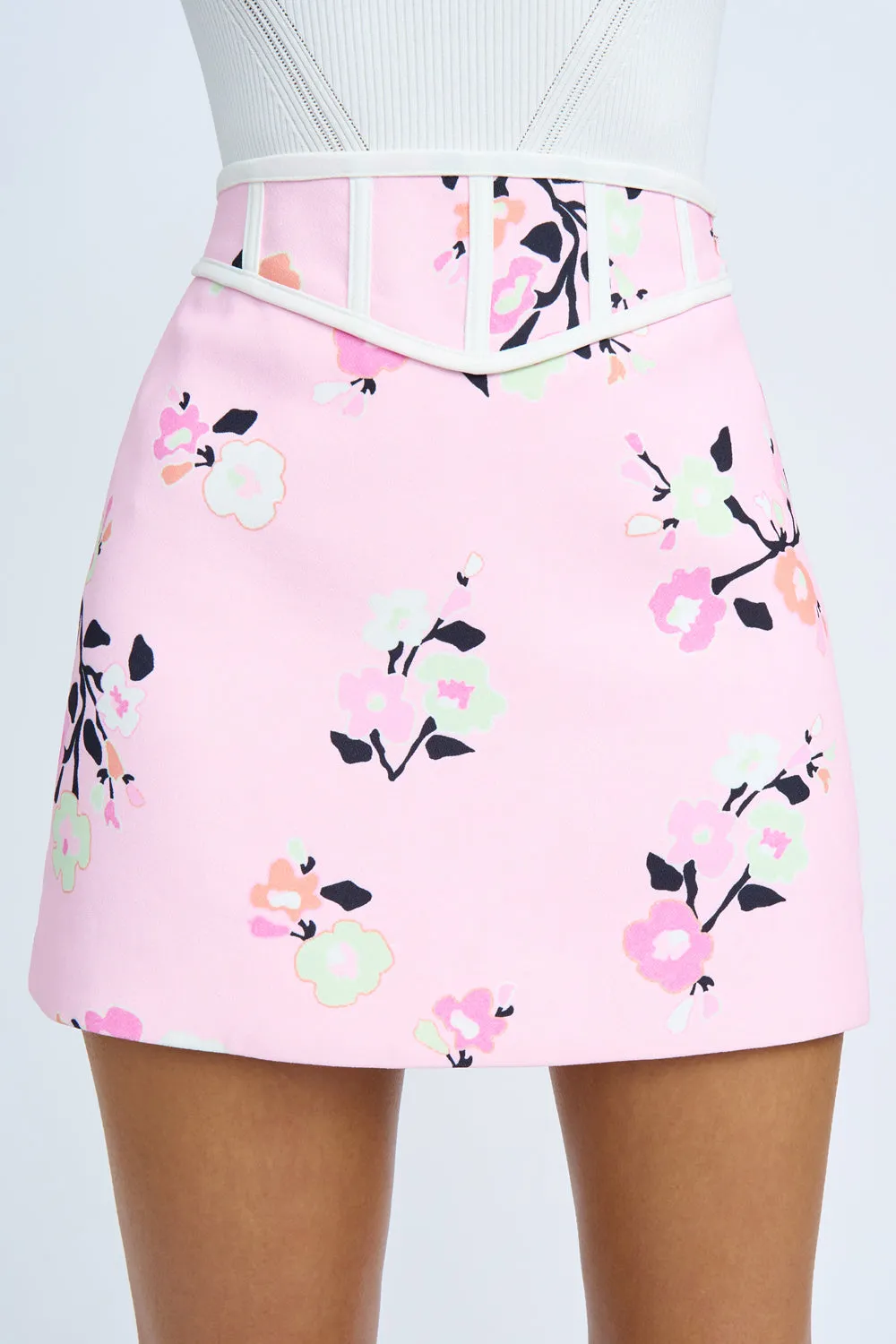 Floral Romance Mini Skirt | Final Sale - Pink Multi