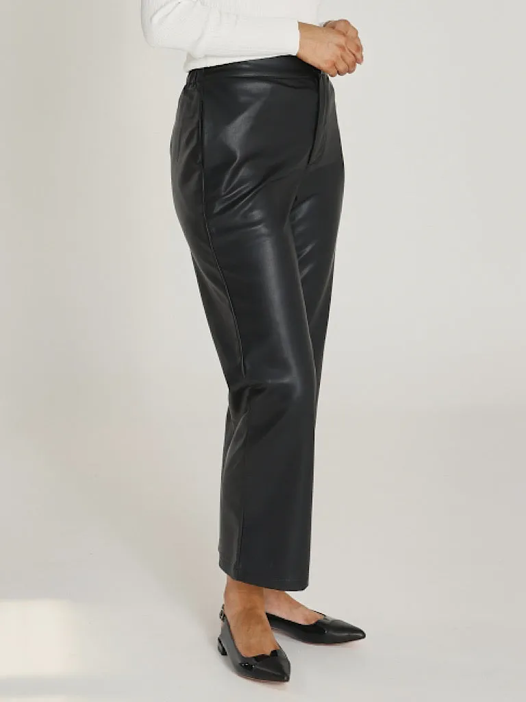 Gigi Cropped Pants - Black