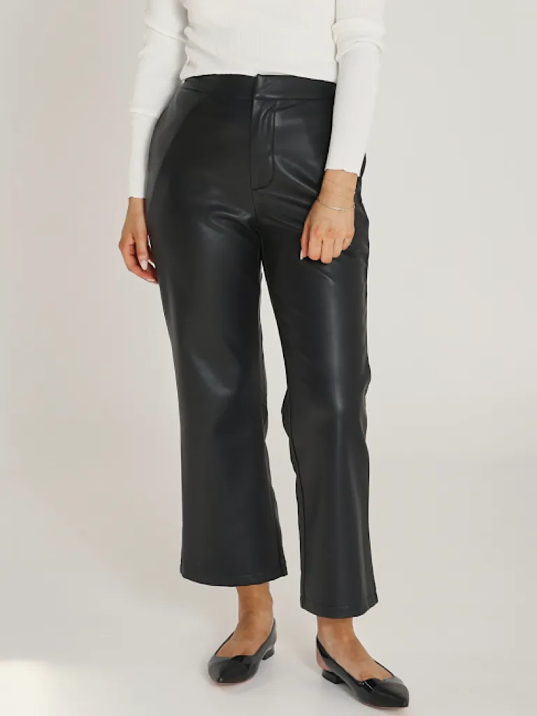 Gigi Cropped Pants - Black