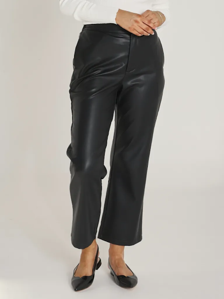 Gigi Cropped Pants - Black