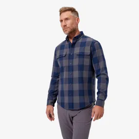 Gray Navy Buffalo Plaid