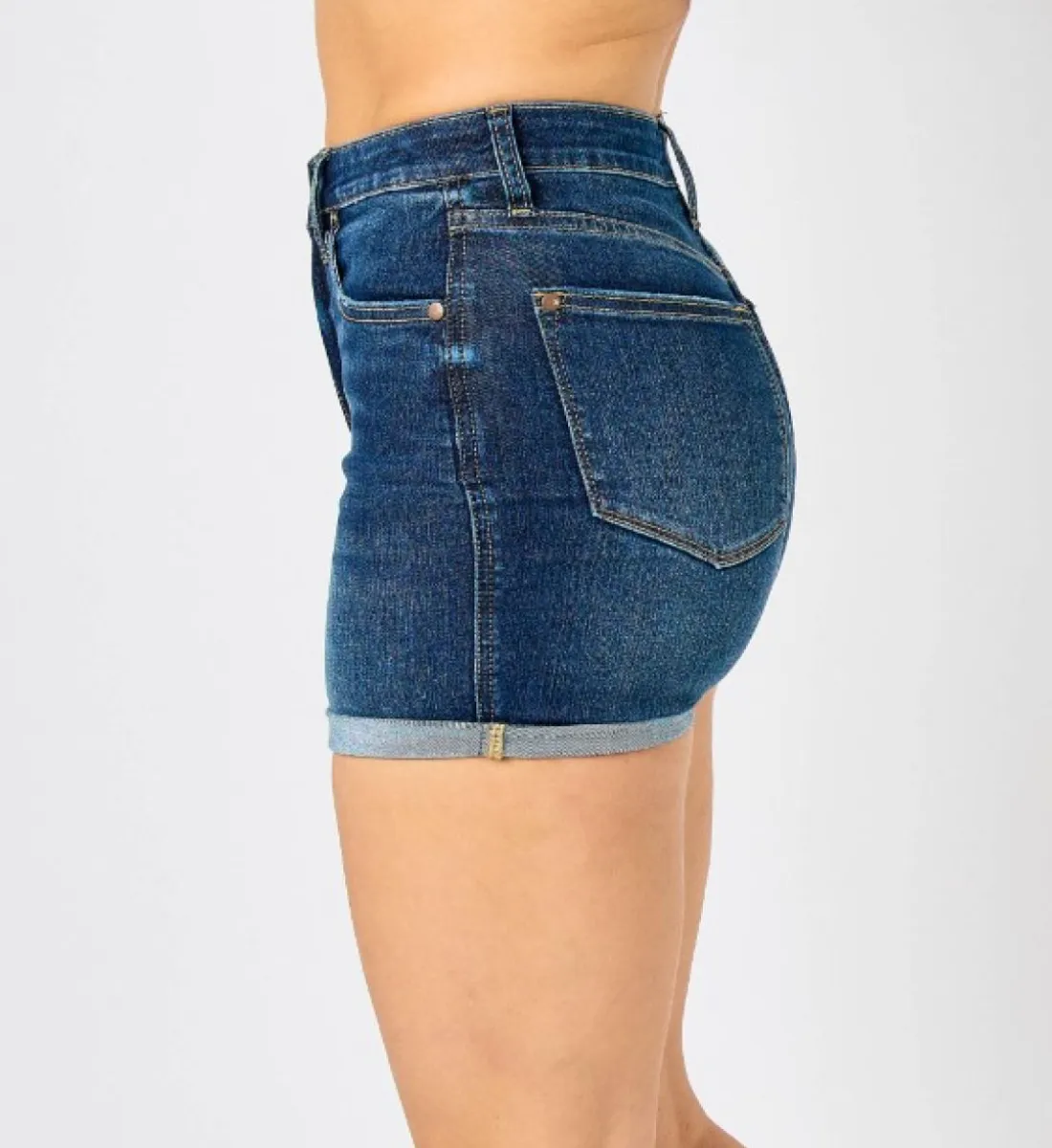 Judy Blue - High Waist Tummy Control Cooling Denim Shorts