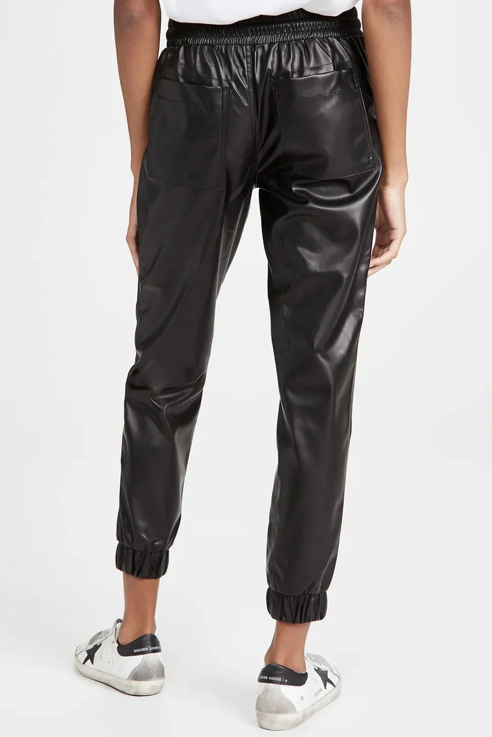 Just BE. SYN Faux Leather Joggers