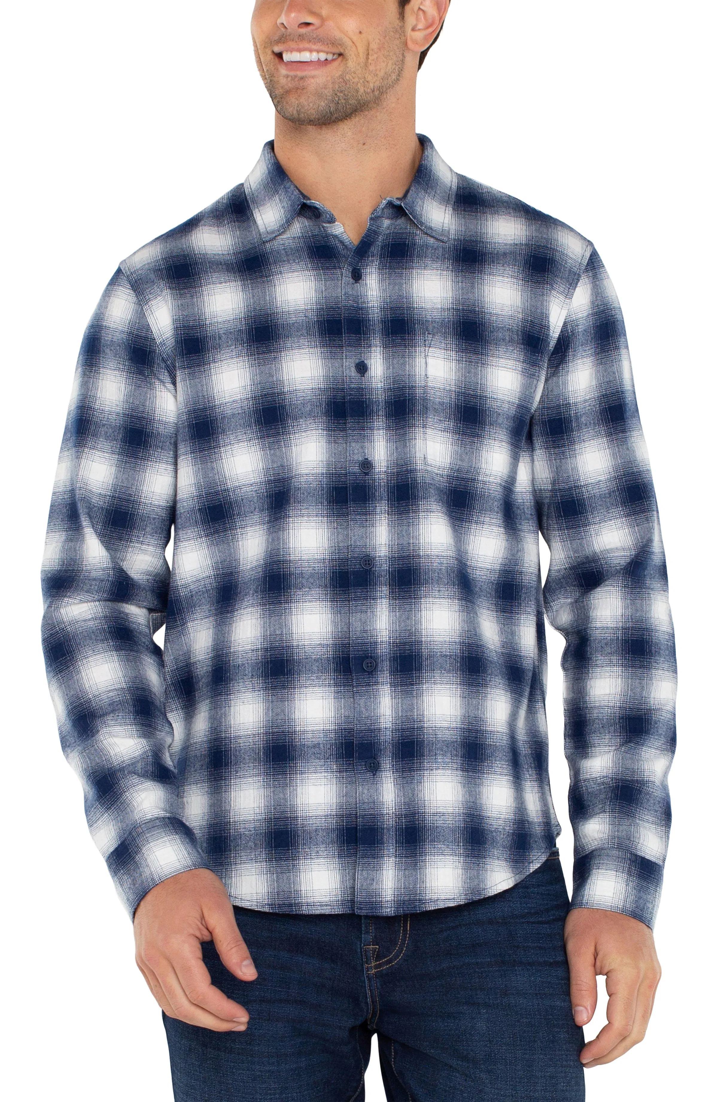 LONG SLEEVE BUTTON UP SHIRT