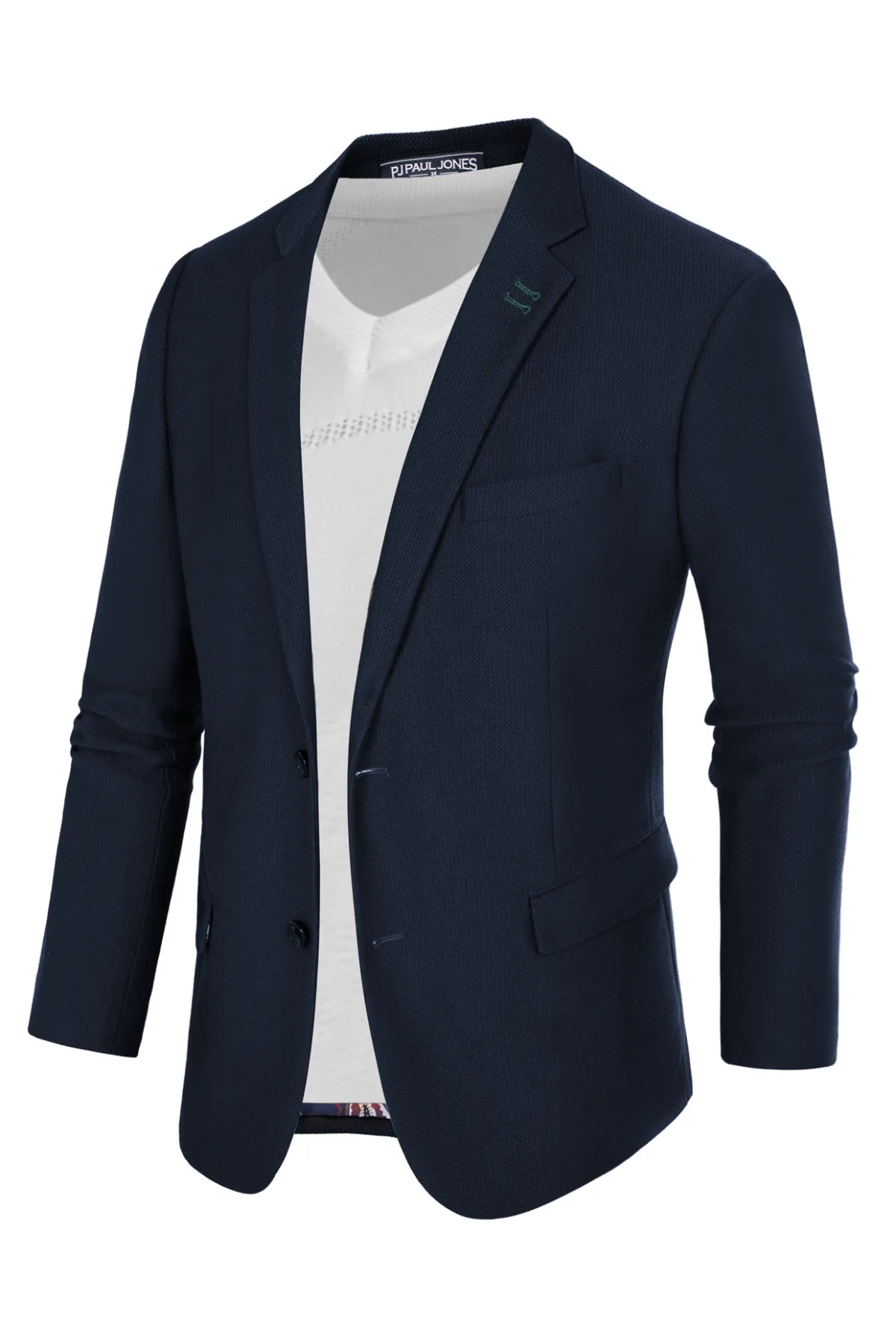 Mens Casual Blazers Lightweight Two Buttons Business Sport Coat Jackets