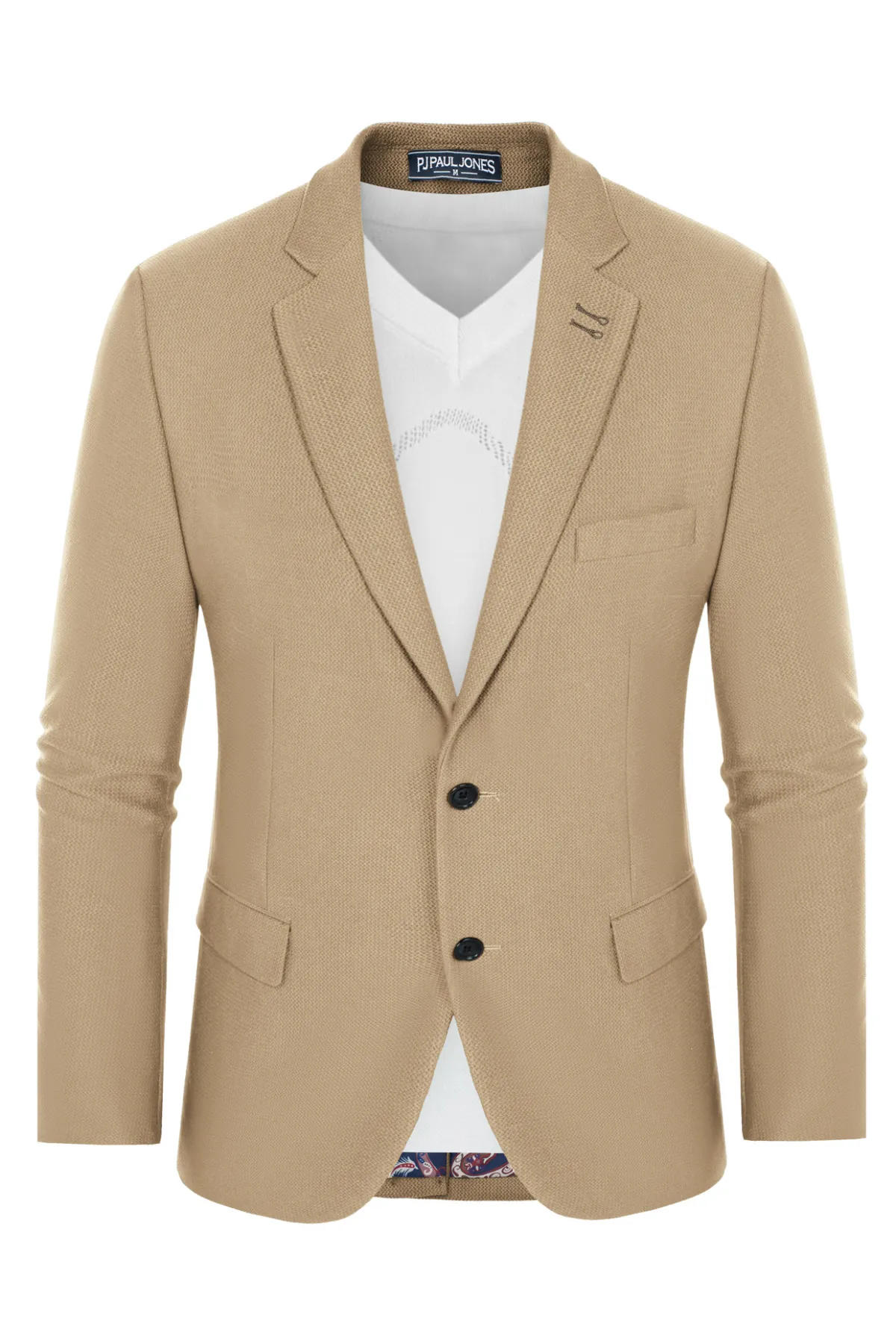 Mens Casual Blazers Lightweight Two Buttons Business Sport Coat Jackets